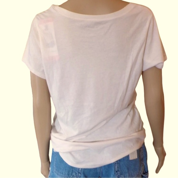 Lucky Brand Size XXL Women's Butterfly Graphic T-Shirt, Marshmallow. New - Picture 3 of 8